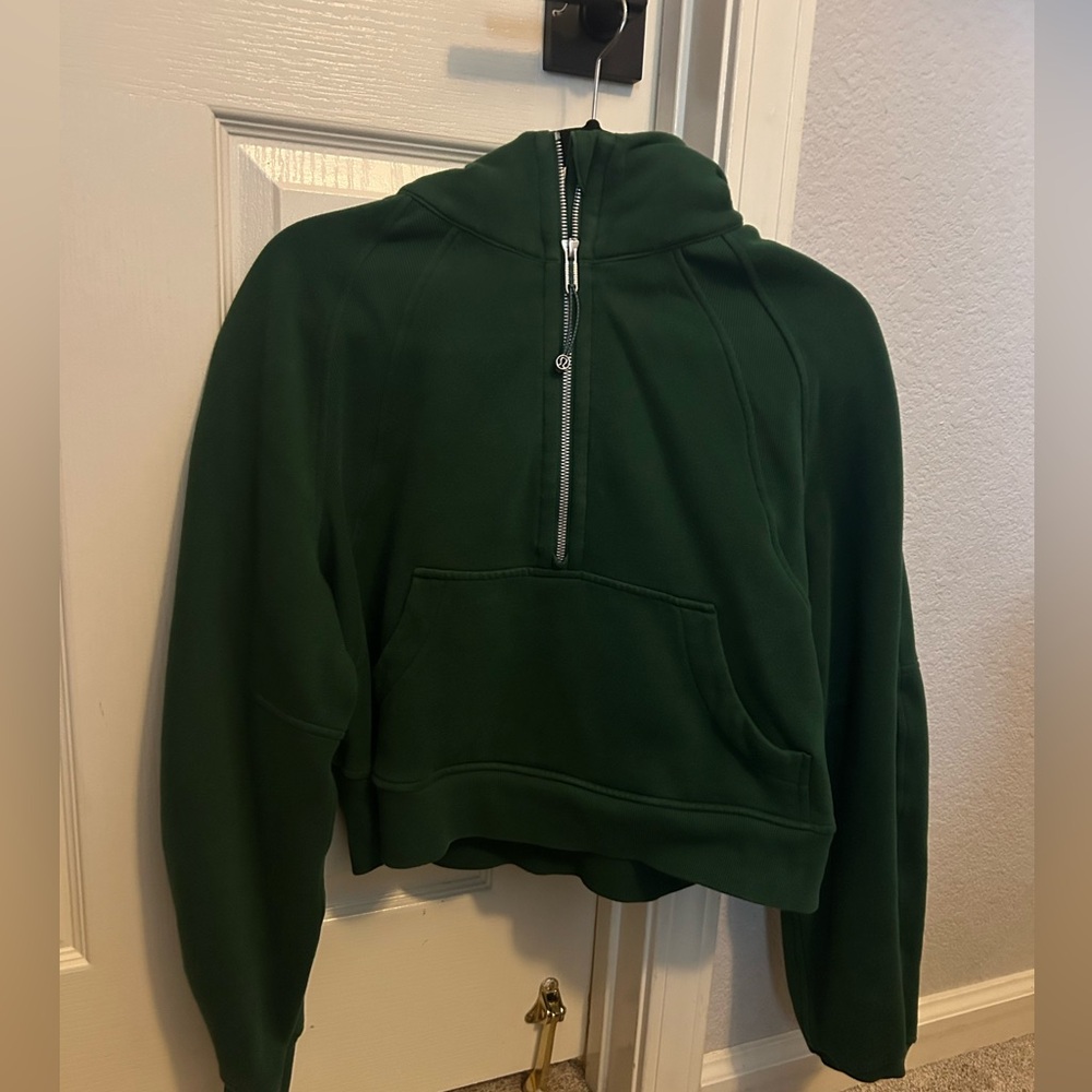 Lululemon Scuba Oversized Half Zip Everglade